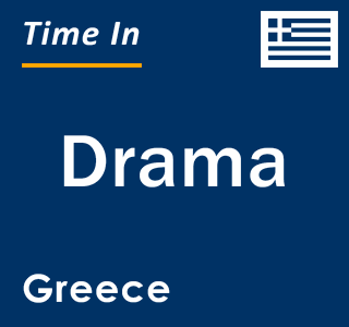 Current local time in Drama, Greece