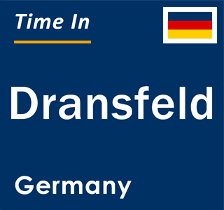 Current local time in Dransfeld, Germany