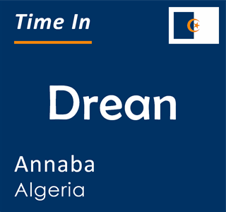 Current time in Drean, Annaba, Algeria