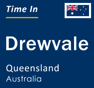 Current local time in Drewvale, Queensland, Australia