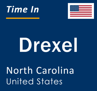 Current local time in Drexel, North Carolina, United States