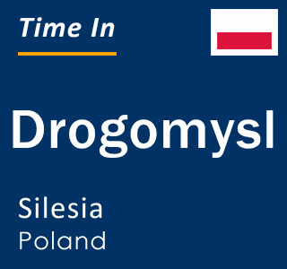 Current local time in Drogomysl, Silesia, Poland