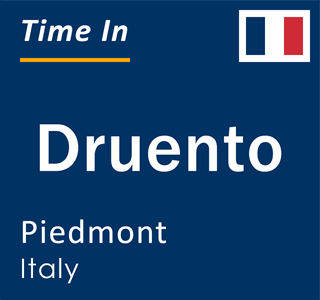 Current local time in Druento, Piedmont, Italy