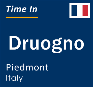 Current local time in Druogno, Piedmont, Italy