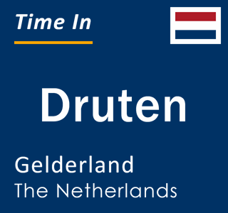 Current local time in Druten, Gelderland, The Netherlands