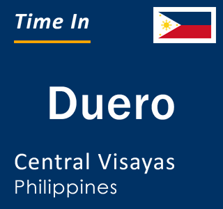 Current local time in Duero, Central Visayas, Philippines