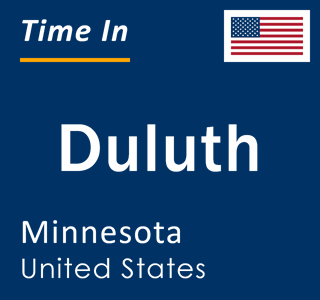 Current local time in Duluth, Minnesota, United States