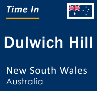 Current local time in Dulwich Hill, New South Wales, Australia