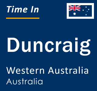 Current local time in Duncraig, Western Australia, Australia