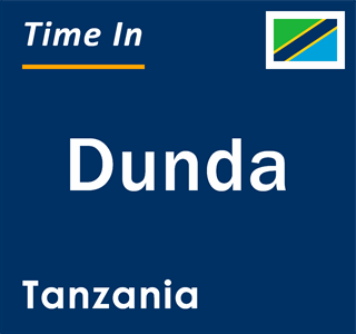 Current local time in Dunda, Tanzania