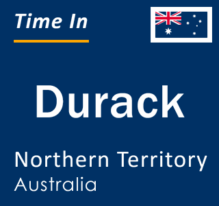 Current time in Durack, Northern Territory, Australia