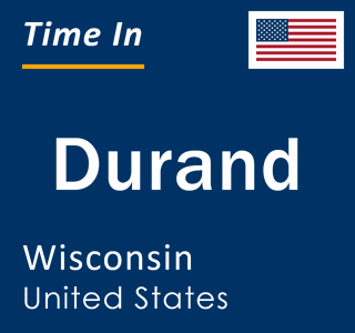 Current local time in Durand, Wisconsin, United States