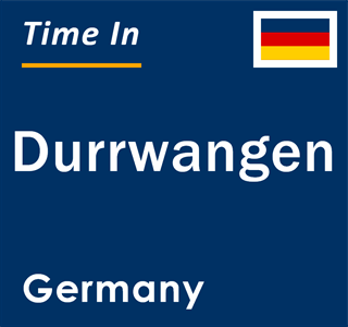 Current local time in Durrwangen, Germany