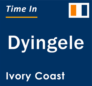 Current local time in Dyingele, Ivory Coast