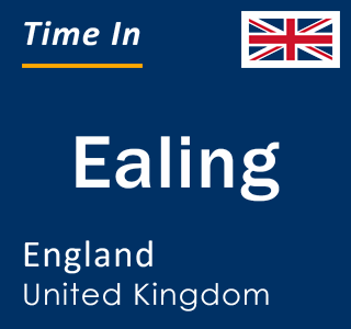 Current local time in Ealing, England, United Kingdom