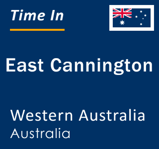 Current local time in East Cannington, Western Australia, Australia