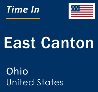 Current local time in East Canton, Ohio, United States