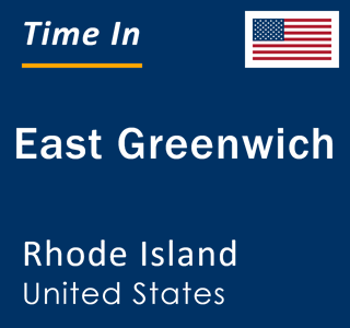 Current local time in East Greenwich, Rhode Island, United States