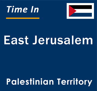 Current time in East Jerusalem, Palestinian Territory