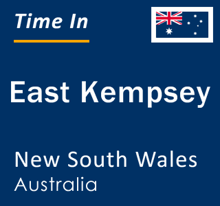 Current local time in East Kempsey, New South Wales, Australia