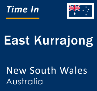 Current local time in East Kurrajong, New South Wales, Australia