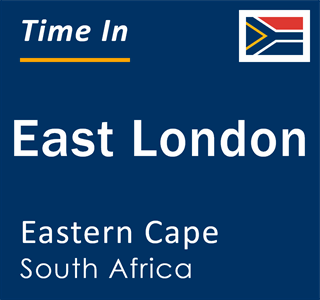 Current local time in East London, Eastern Cape, South Africa