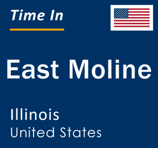 Current local time in East Moline, Illinois, United States