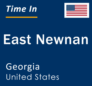 Current local time in East Newnan, Georgia, United States