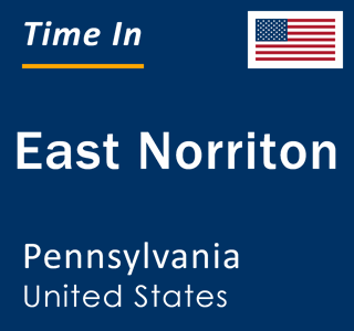 Current local time in East Norriton, Pennsylvania, United States