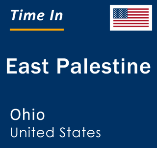 Current local time in East Palestine, Ohio, United States