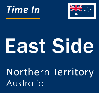 Current local time in East Side, Northern Territory, Australia