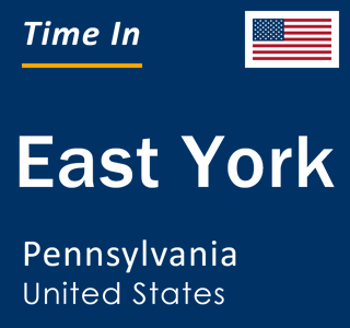 Current local time in East York, Pennsylvania, United States