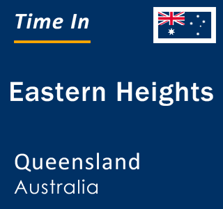 Current local time in Eastern Heights, Queensland, Australia