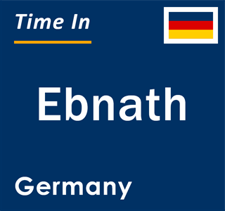 Current local time in Ebnath, Germany