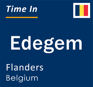 Current local time in Edegem, Flanders, Belgium