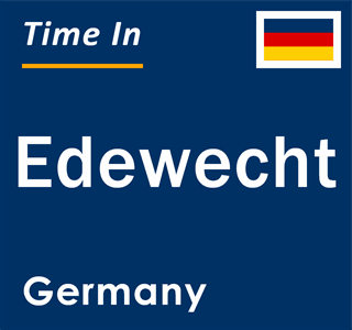 Current local time in Edewecht, Germany