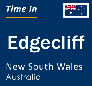 Current local time in Edgecliff, New South Wales, Australia