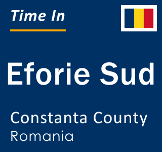 Current local time in Eforie Sud, Constanta County, Romania