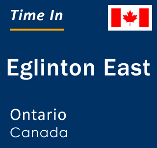 Current local time in Eglinton East, Ontario, Canada