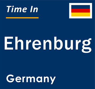 Current local time in Ehrenburg, Germany