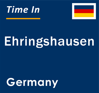 Current local time in Ehringshausen, Germany