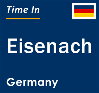 Current local time in Eisenach, Germany