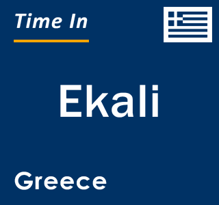 Current local time in Ekali, Greece