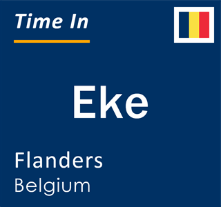 Current local time in Eke, Flanders, Belgium