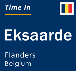 Current local time in Eksaarde, Flanders, Belgium