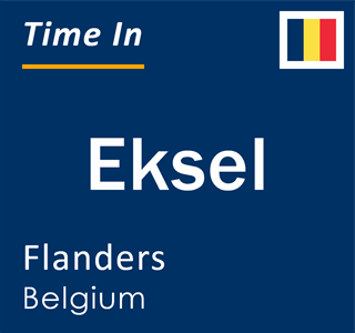 Current local time in Eksel, Flanders, Belgium