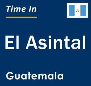 Current local time in El Asintal, Guatemala