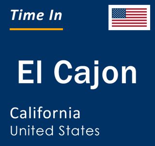 Current local time in El Cajon, California, United States