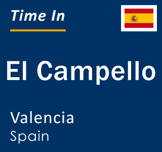 Current local time in El Campello, Valencia, Spain
