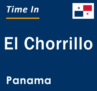 Current time in El Chorrillo, Panama